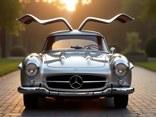 Mercedes-Benz 300SL 'Alas de Gaviota' 1955 restaurado.